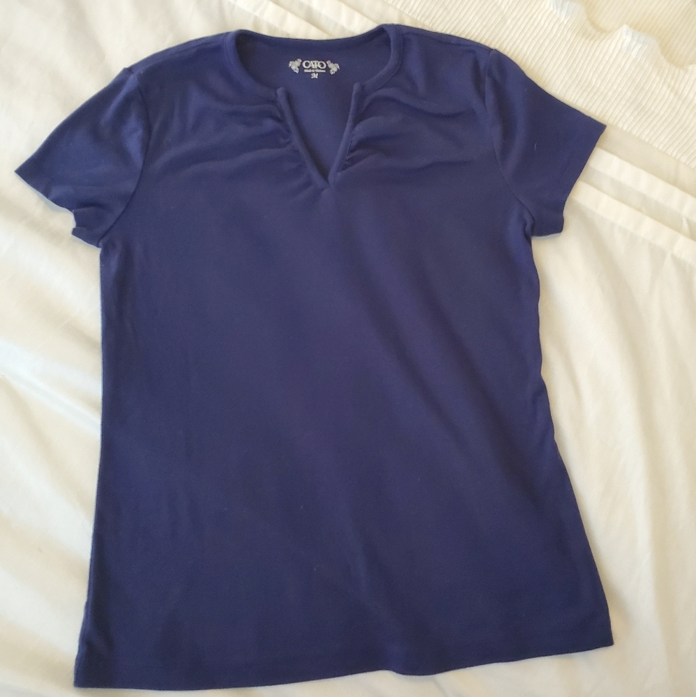 ***BUNDLE & SAVE*** Cato Navy Cap Sleeve T-shirt